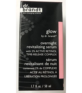 dr. brandt Glow Overnight Resurfacing Serum, 1.7 fl. oz.