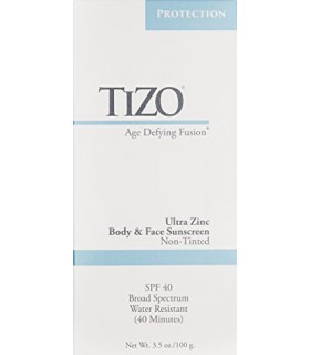 TIZO Ultra Zinc Body & Face Sunscreen Non-Tinted SPF 40 Broad Spectrum, 3.5 Ounce