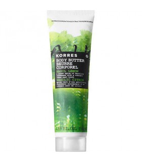 Korres Body Butter, Basil Lemon - 1.69 fl oz tube