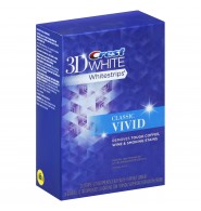 Crest 3D White Whitestrips Dental Whitening Kit, Vivid - 12 count