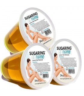 Soft, Medium, Hard Sugaring Paste - Sugaring Salon Starter Kit