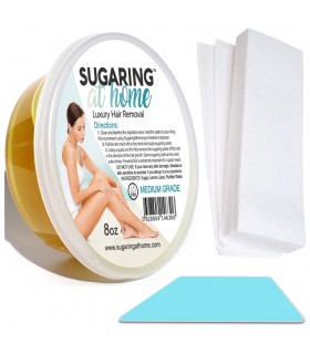 Sugaring Kit for Personal use Professional Grade + 15 Strips + Sugaring Applicator