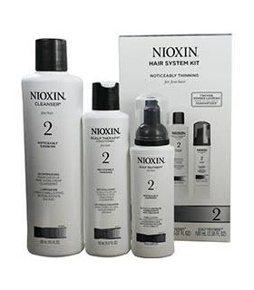 Nioxin Hair System Kit for Fine Hair, System 2: Noticeably Thinning Nioxin Hair System Kit for Fine Hair, System 2: Noticeably Thinning