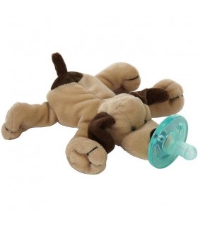 WubbaNub WN22294 Brown Puppy Pacifier