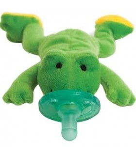 WubbaNub Green Frog Infant Pacifier