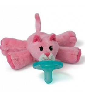 Wubbanub Pink Kitty Infant Pacifier (Pink Kitty)