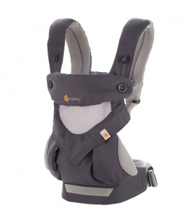 Ergobaby four position 360 baby carrier - cool air - carbon grey